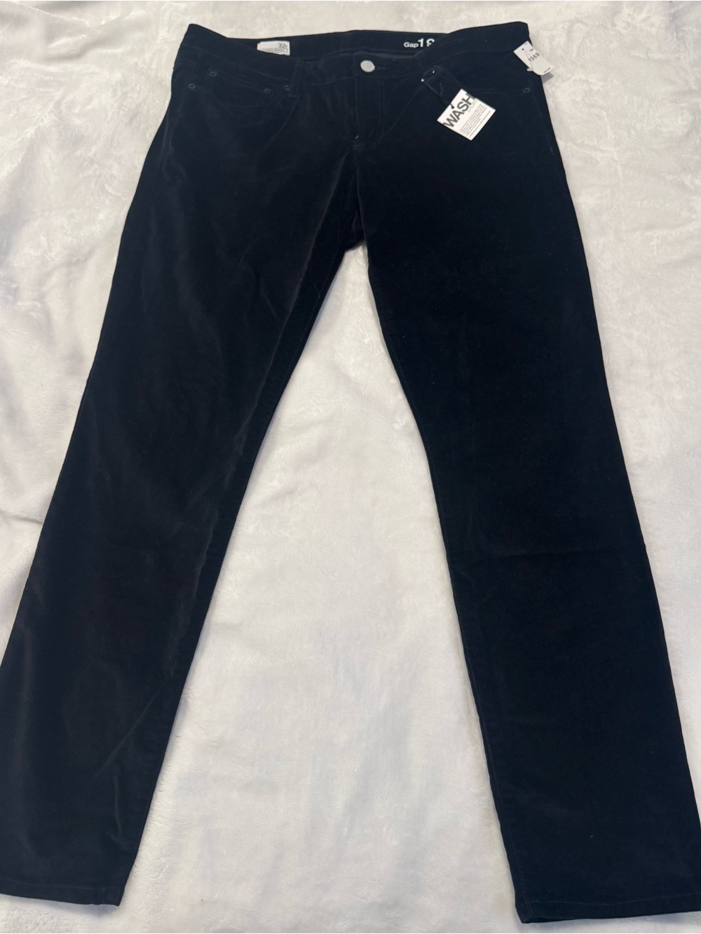 GAP Women's Black Skinny Corduroys NWT